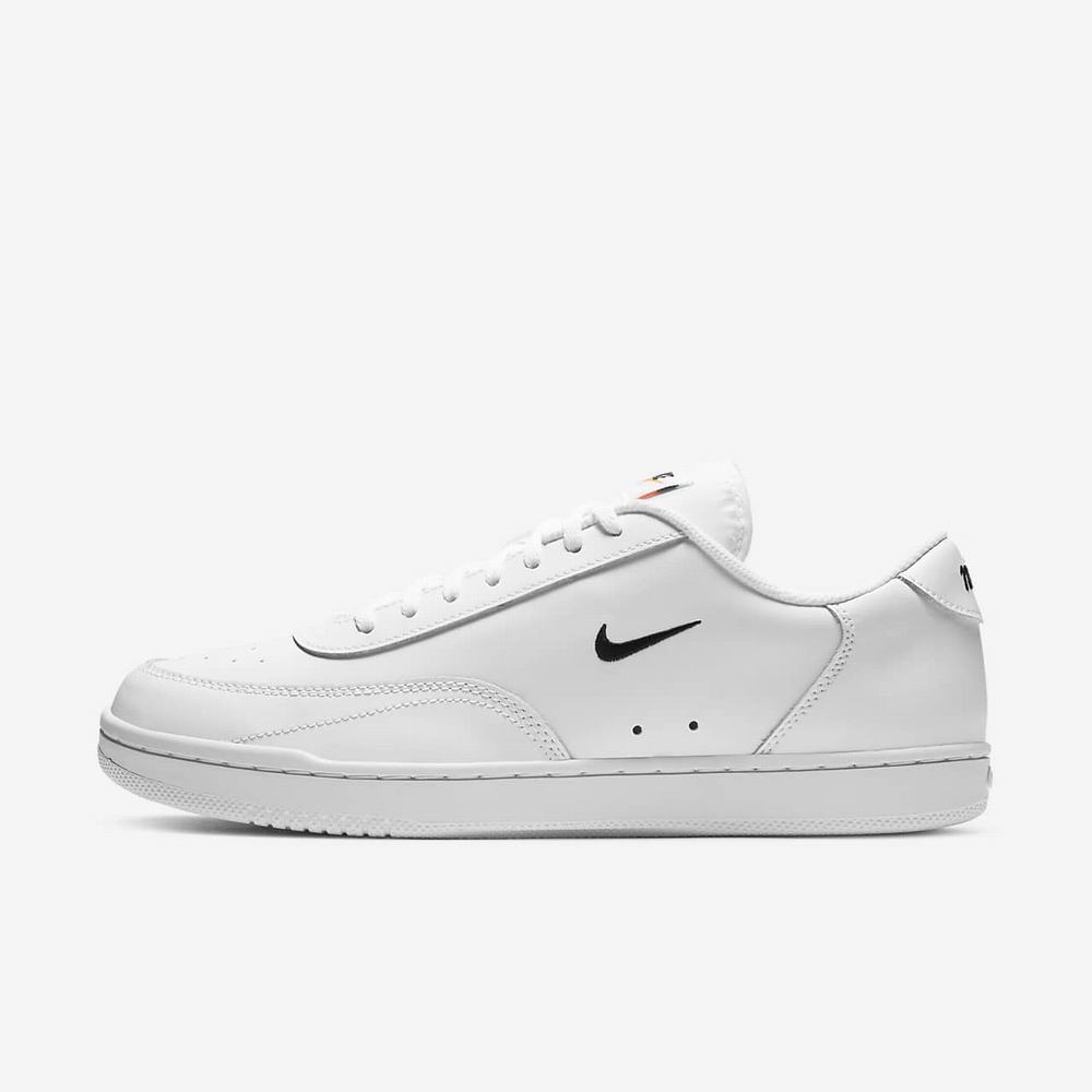 Sneakers Nike Court Vintage Blanche 0648-912 White/Total Orange/Black Homme | KRK-40563175